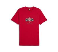 PUMA Men's Scuderia Ferrari Formula 1 Graphic T-Shirt Tops, Rosso Corsa-ss24, Medium