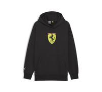 Puma Mens Scuderia Ferrari Race Big Shield Hoodie - Black Cotton - Size X-Large