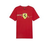 Puma Men's Scuderia Ferrari Race Shield T-Shirt, Rosso Corsa, Large