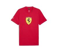 PUMA Mens Scuderia Ferrari Sportswear Colored Shield Tee Casual Tops Casual - Red