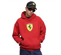 PUMA Mens Scuderia Ferrari Sportswear Shield Hoodie - Red L