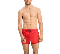 Mens Puma Short Length Swim Shorts Red XL