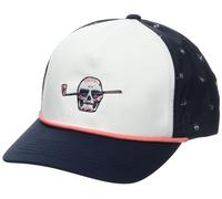 PUMA Men's Skulls Rope Tech Cap, Deep Navy-Melon Punch, One Size