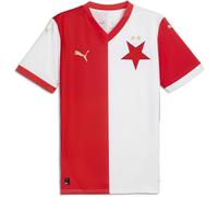 PUMA Mens Slavia Prague Home Shirt 2024 2025 Adults White L