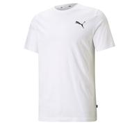 Puma Mens Essentials Small Logo T-Shirt in White Cotton - Size Large