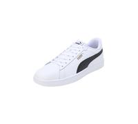 PUMA Men's Smash 3.0 L Sneaker, White Black Gold, 12 UK