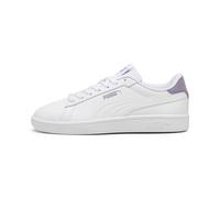 PUMA Men's Smash 3.0 L Sneaker, White White Gold, 8 UK