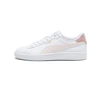 PUMA Men's Smash 3.0 L Sneaker, White White Gold, 9 UK