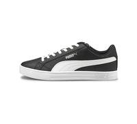 PUMA Mens Smash Vulcan 3 Low Trainers Black/White 10 UK