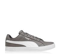 PUMA Mens Smash Vulcan 3 Low Trainers Grey/White 9 UK