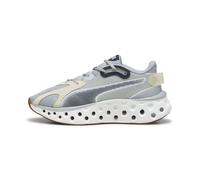 PUMA Men's Softride Frequence Shoes, Cool Mid Gray-Alpine Snow-Club Navy, 10, 9 UK