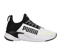 PUMA Men's Softride Premier Slip on Running Shoe, White/Black/Yellow, 9.5 UK