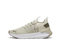PUMA Men's Softride Symmetry Fuzion Running Shoe Sneaker, Desert Dust-alpine Snow-puma Olive, 12