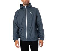 PUMA Men's Solid Windbreaker Jacket, Grey, S