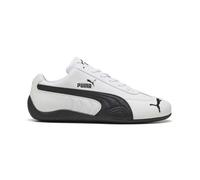PUMA Mens Speedcat Shield Leather Lace Up Sneakers Shoes Casual - Black, White/Black/White, 9.5 UK
