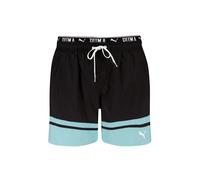 Puma Men's Sport Colour Block Swim Shorts - Black Mix, Black Mix