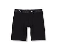 Puma Sport 2 Pack Mens Cotton Long Boxer - Black - Size Medium