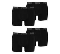 PUMA Men's Sport Microfiber 4P Amazon Boxer, Black, XL (Pack of 4), black, XL