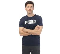 Puma Mens Sportstyle Logo T-Shirt - Navy - Navy - XL