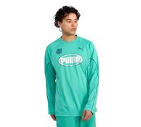 Puma Mens Sportstyle Relaxed Long Sleeve T-Shirt, Vibrant Green, S