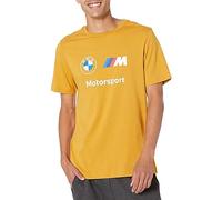 PUMA Men's Standard BMW M Motorsport Essentials Logo Tee, Amber, Large