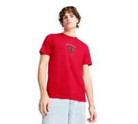 PUMA - Mens Ferrari Race Tonal Big Shield T-Shirt, Color Rosso Corsa, Size: Large
