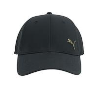 PUMA Men's Stretch Fit Baseball Cap, Black/Gold, S-M UK