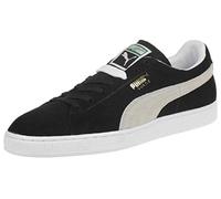 PUMA Men's Suede Classic+ Sneakers, Black Black Gold White 87, 6.5 UK