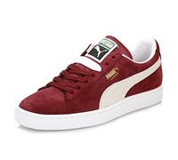 PUMA Men's Suede Classic+ Sneakers, Cabernet White, 4.5 UK