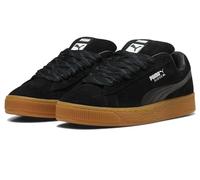 PUMA Men's Suede XL Flecked Sneaker, Puma Black/Ponderosa Pine/Gum, 12
