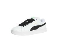 PUMA Men's Suede XL Leather Trainers, White/Black, 8 UK