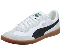 PUMA Mens Super Liga OG Sneaker PUMA Mens White-PUMA Mens Black-PUMA Mens Team Gold 11.5