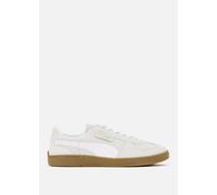 PUMA Men's Super Team Silver Mist Puma White Suede Trainers Mens Shoe Size: 8, Colour: Silver Fabric
