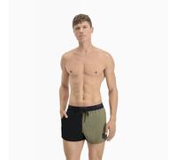 Puma Mens Swim Colour Block Swimming Shorts - Black - Size X-Small
