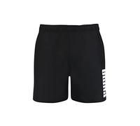 PUMA Men's Swim Men's Mid Shorts Swim Trunks, Black, L
