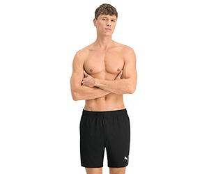 PUMA Men's Swim Mid Shorts Trunks, Black, XS