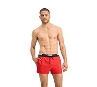 Puma - Men's Swimwear - Swim Shorts - Short Length - Logo (1-Pack) - Red - L