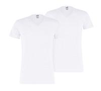Puma Men's T-Shirt, 2 Pack - Basic V-Neck, V-Neck, Short Sleeve, Solid