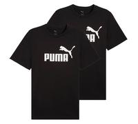 Puma Men's T-Shirt 2-Pack - Ess No.1 Logo Tee, Crew Neck, Short Sleeve, Solid