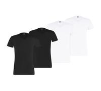 Puma Men's T-Shirt, 4-Pack - Basic V-Neck, Short Sleeve, Solid