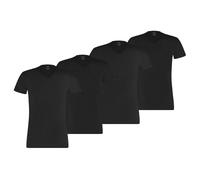 Puma Men's T-Shirt, 4-Pack - Basic V-Neck, Short Sleeve, Solid