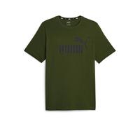 Puma Men's T-Shirt - Ess Logo Tee, Round Neck, Cotton, Solid