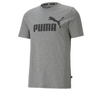 Puma Men's T-Shirt - Ess Logo Tee, Round Neck, Cotton, Solid