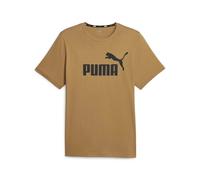 Puma Men's T-Shirt - Ess Logo Tee, Round Neck, Cotton, Solid