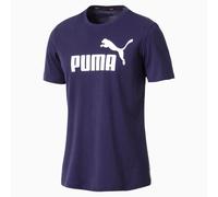 Puma Mens T Shirt Essentials Logo Crew Neck Pullover Short Sleeve T-Shirt Navy