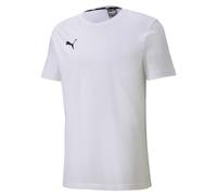 Puma Mens T-Shirt Teamgoal 23 Casuals Tee 04 - White Cotton - Size Medium