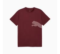 Puma Men's Tad Big Logo Tee - Ruby Shimmer