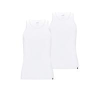 PUMA Men's Vest, White, S (Pack of 2)