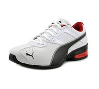 PUMA Men's Tazon 6 Cross Trainer Sneaker, White Black Silver, 10/10.5 UK