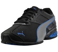 PUMA Men's Tazon 6 FM Cross-Trainer Shoe, Puma Black-puma Aged Silver-true Blue, 9.5 UK